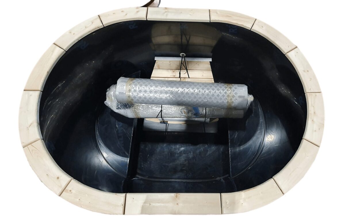 Premium PP plastic Hot tub OVAL 110x160 with inside heater