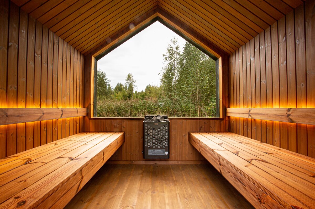Epic sauna house