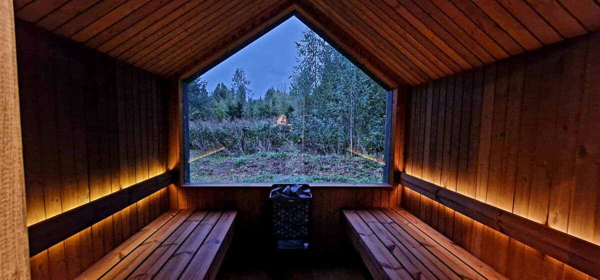 Epic sauna house