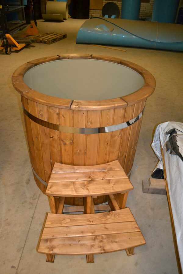Round cold plunge tub / bath for cold water therapy Ø100cm 