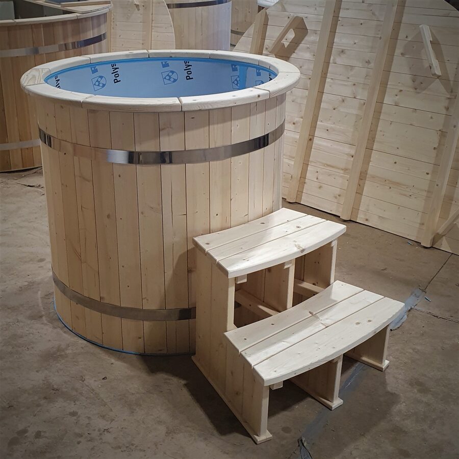  Apaļa aukstā iegremdējamā vanna/vanna aukstā ūdens terapijai Ø100cm