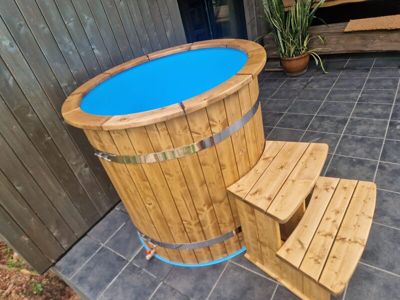 Round cold plunge tub / bath for cold water therapy / icebath Ø100cm 